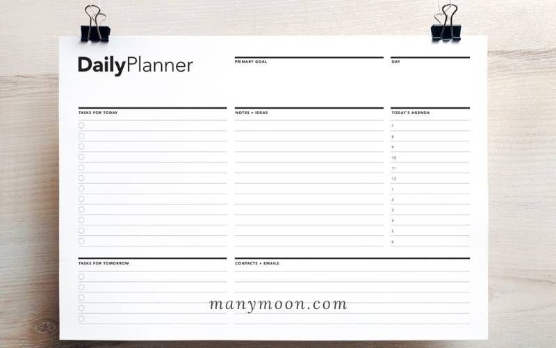 How to Use a Daily Planner at Work