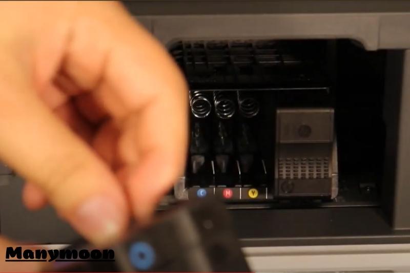 Insert your new cartridge into the printer.
