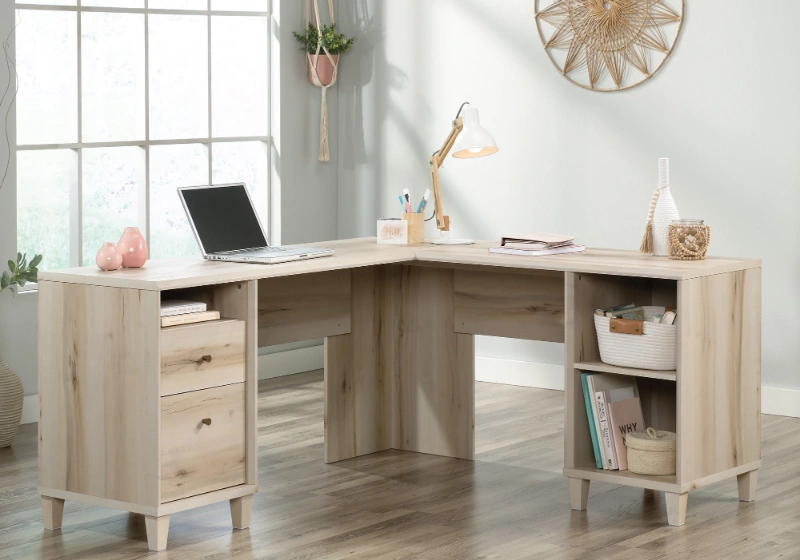 floating corner desk