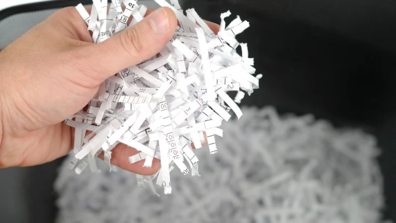 how to recycle shredded paper