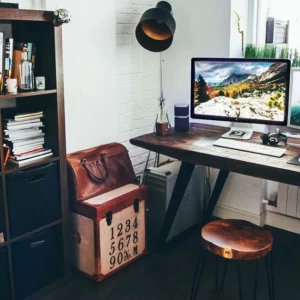 floating corner desk