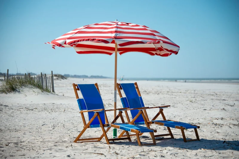 beach chairs